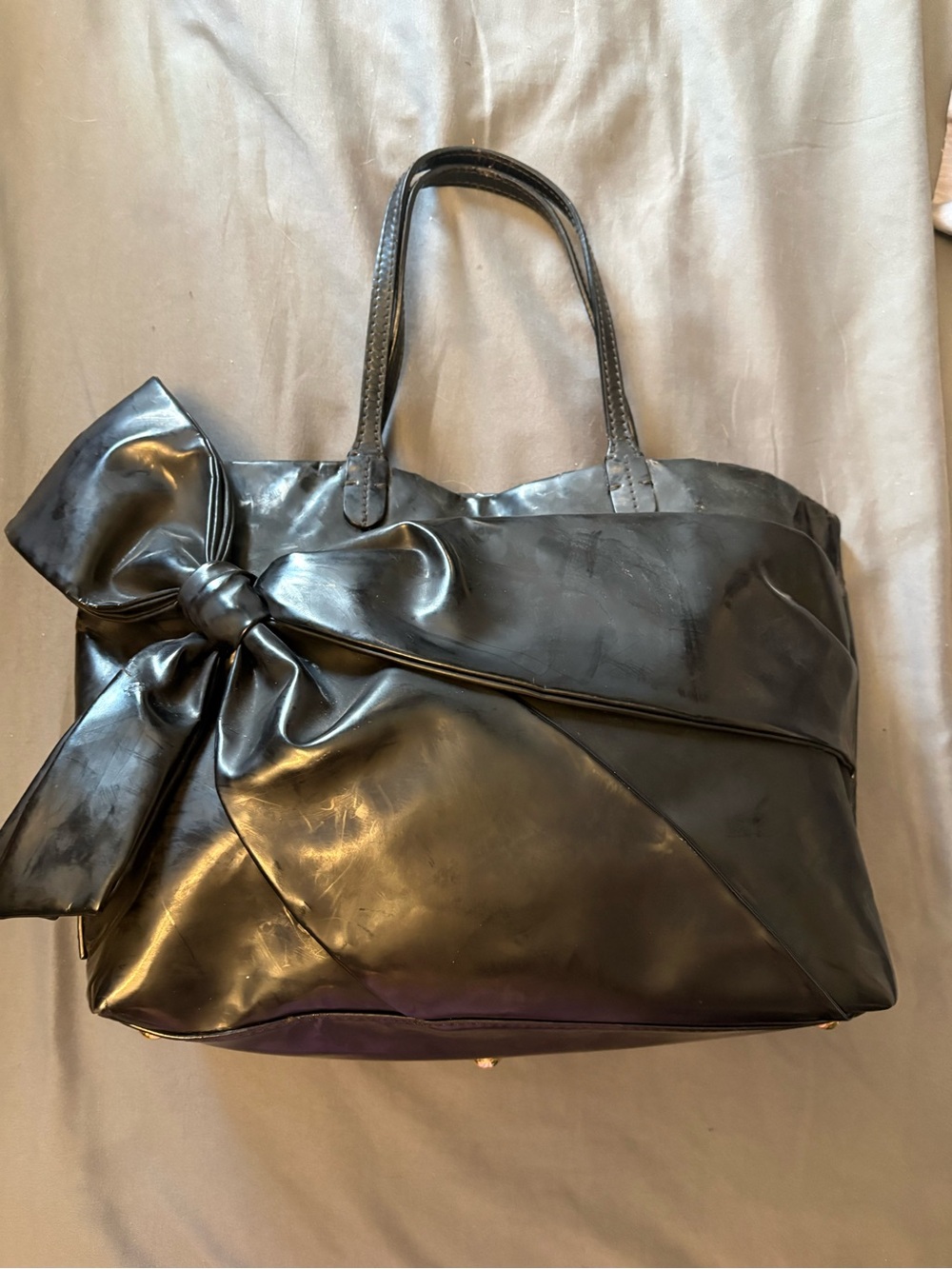 Valentino Garavani “Project” Lacca Betty Bow Tote